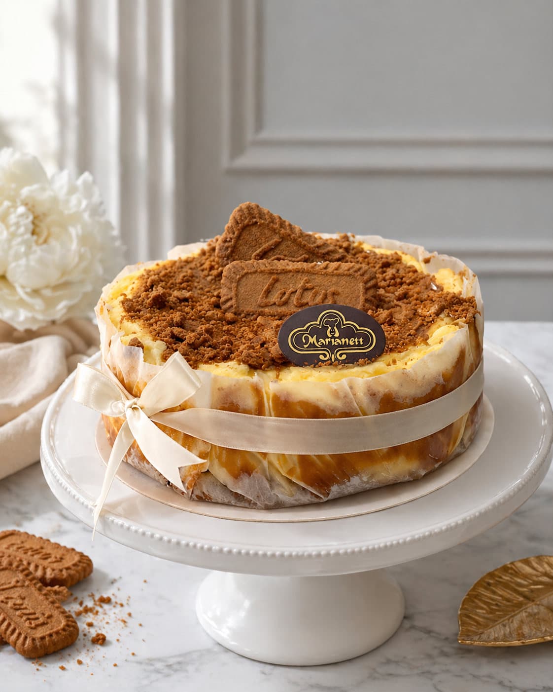 Tarta vasca lotus